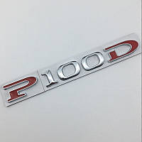Емблема напис багажника Tesla P100D