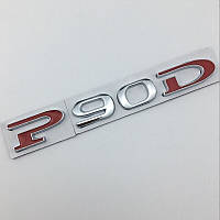 Емблема напис багажника Tesla P90D
