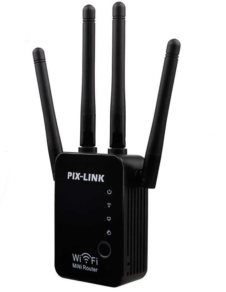Репітер Wi-Fi Pix-Link LV-WR16 6970, чорний, фото 1
