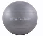 М'яч для фітнесу Фітбол Profit 0383, сірий, фото 2
