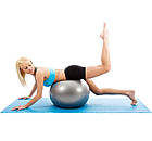 М'яч для фітнесу Фітбол Profit 0383, сірий, фото 4