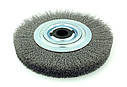 Щітка циліндрична LESSMANN 250х30-35х20-80 мм, сталевий гофрований дріт 0,30 мм, 3600 об/хв (376162), фото 2