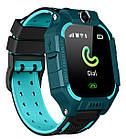 Смарт-часы детские с GPS Brave Q19, голубые, фото 7