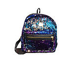 Рюкзак жіночий із паєтками 159ВА, фото 2