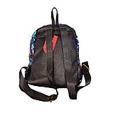 Рюкзак жіночий із паєтками 159ВА, фото 3