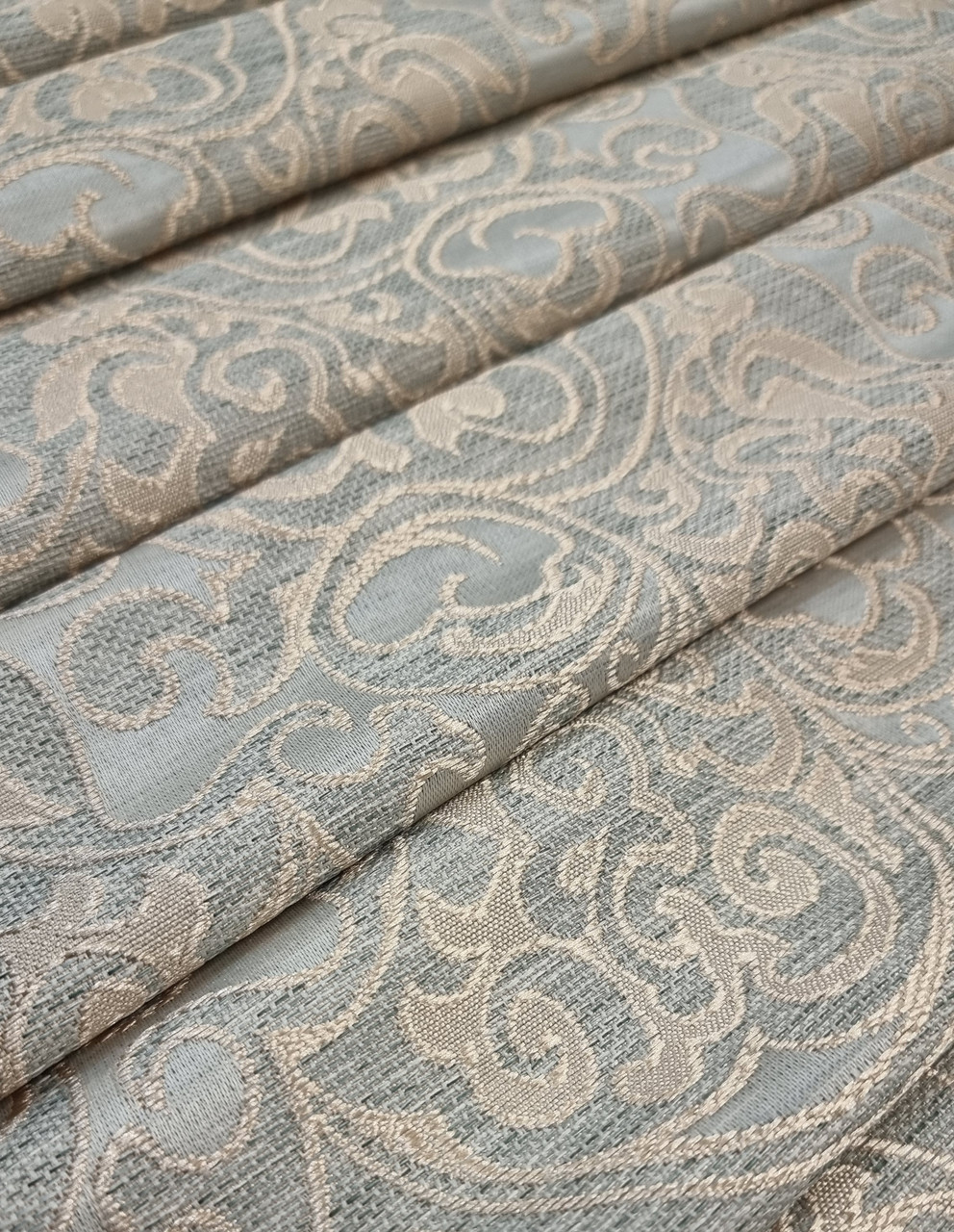 Готові Штори Льон-жаккард "Мідас" (Бежево-золотистий), 2шт 140х250см