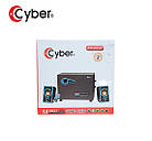 USB колонки для ПК комп'ютерні колонки 2.1 MP3 Bluetooth Cyber AN-2533 Blue, фото 7
