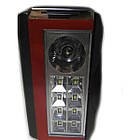 Портативна колонка MP3 USB Golon RX-277LSD Solar з сонячне панеллю Red, фото 3