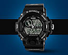 Годинники наручні спортивні Skmei 1029 Black, фото 3