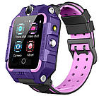 Смарт-часы детские с GPS Brave T10N, красно-голубые, фото 3
