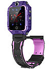 Смарт-часы детские с GPS Brave T10N, красно-голубые, фото 4