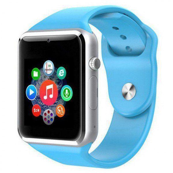 Умные часы Smart Watch GSM Camera A1, синие