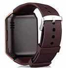 Розумні годинник Smart Watch GSM Camera DZ09 Gold - Vine, фото 5
