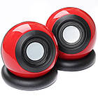 Колонки для ПК SPS D008 комп'ютерні колонки USB Red, фото 4