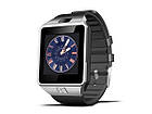 Розумні годинник Smart Watch GSM Camera DZ09 Silver, фото 8