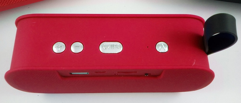 Портативна bluetooth колонка MP3 плеєр SPS M168 Red, фото 1