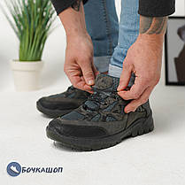 Чоловічі кросівки на літо в сітку та еко шкіру, фото 3