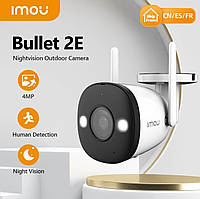 IP камера 4мп c WI-FI Imou Bullet 2E (IPC-F42FP) - Full color