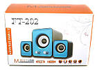 Колонки для ПК FT-202 Mini 2.1 USB, чорні, фото 6