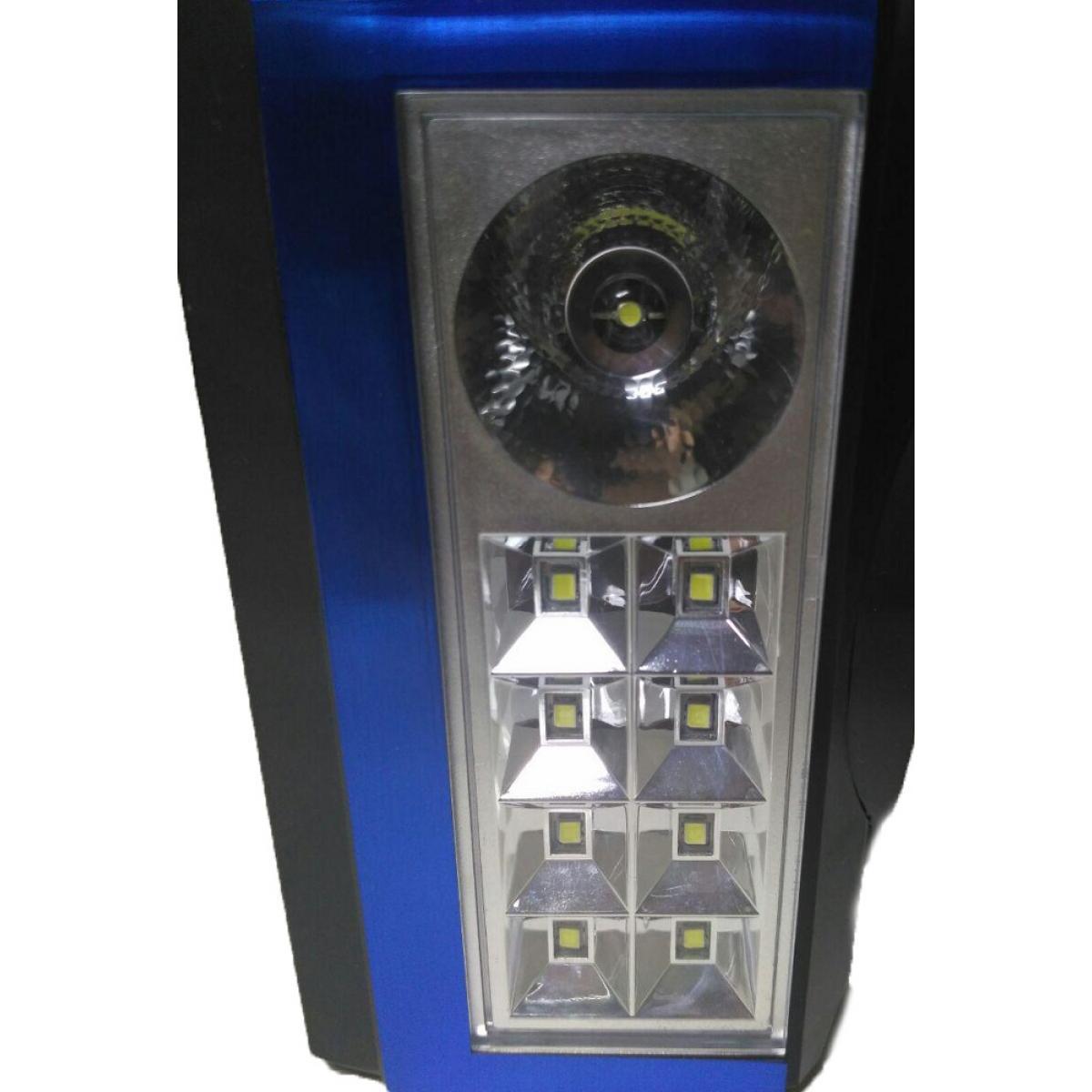 Портативна колонка MP3 USB Golon RX-277LSD Solar з сонячне панеллю Blue