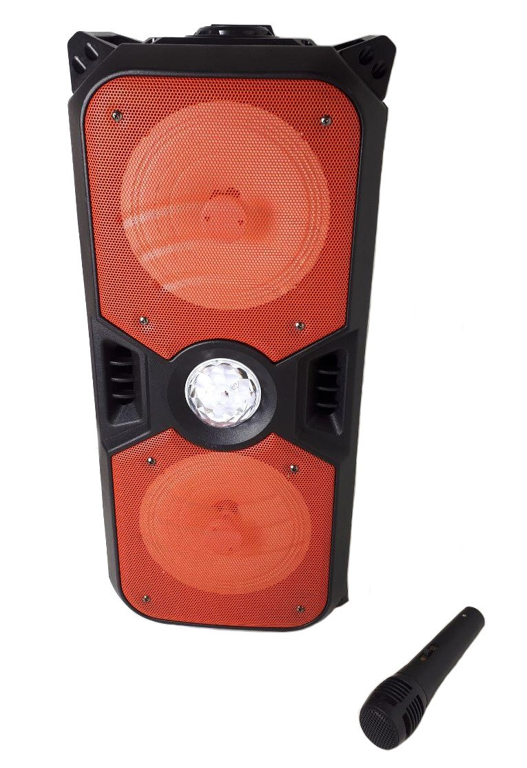 Портативна Bluetooth колонка KTS-1042 з мікрофоном, червона, фото 1