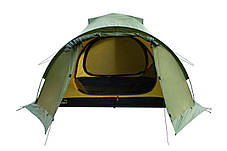 Туристична палата Tramp Mountain 3 (V2); тримісна, зелена. Експедиційна палатка Трамп TRT-0203-green,, фото 2