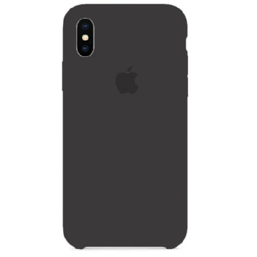Чохол SIlicone Case для iPhone XS Max protective matte cover dark grey