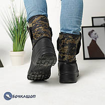 Чоловічі чоботи на зиму в піксельний принт, фото 2