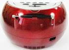 Бумбокс колонка караоке годинник MP3 Golon RX 656Q Red, фото 7