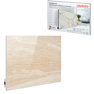 Керамічна панель ARDESTO 12м2 600Вт мех. упр-ння 90 х 60см коричневий мармур