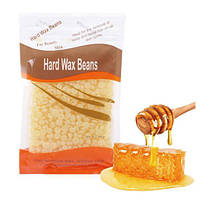 Воск в гранулах пленочный Hard Wax Beans молочный, 300 г мед