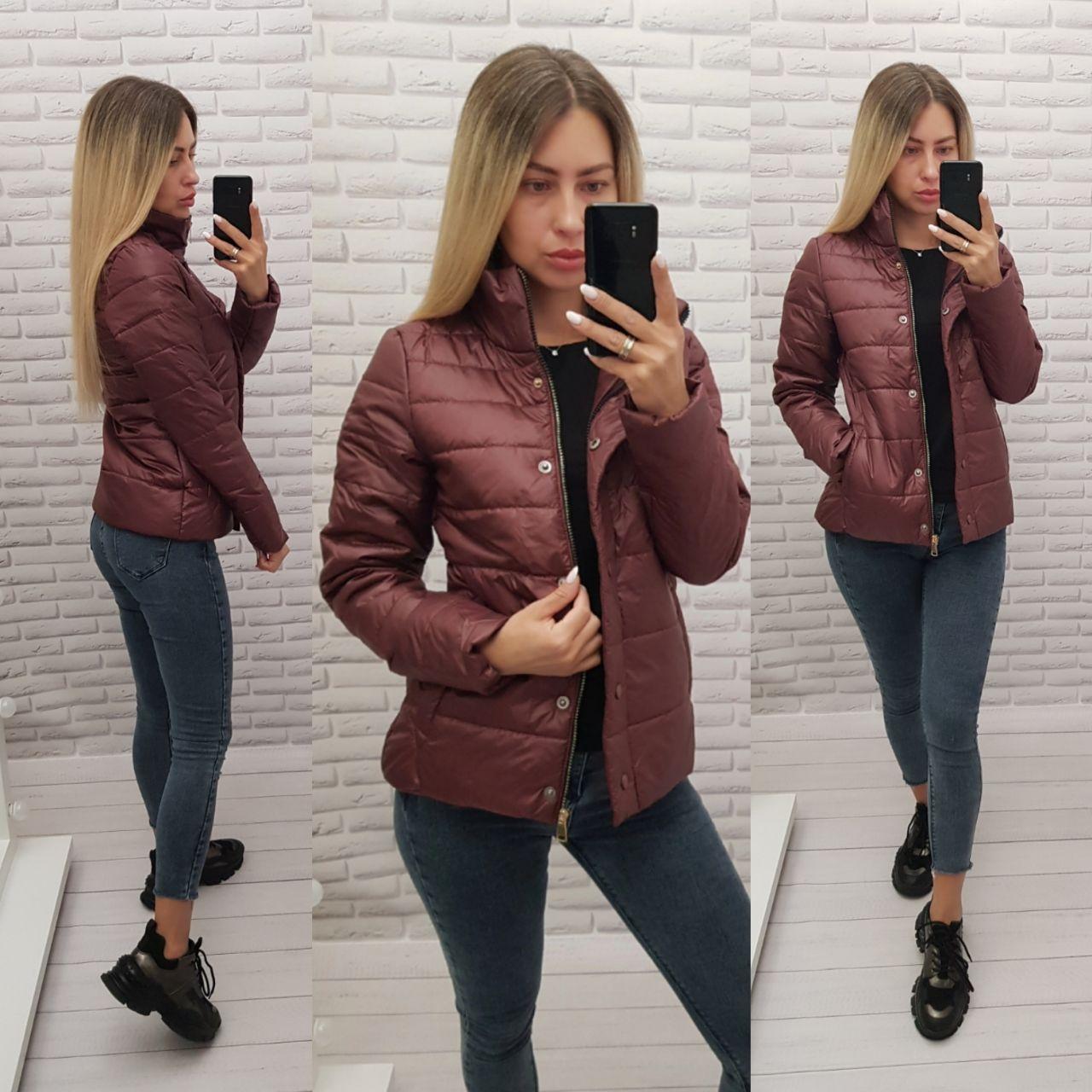 Куртка жіноча демісезона арт. 211 бордо, фото 1
