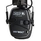 Навушники Активні для стрільби, військових Howard Impact Sport BOLT, Black (USA), фото 3