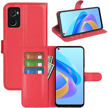 Чохол-книжка Litchie Wallet для Oppo A76 Red