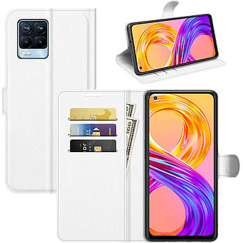 Чохол-книжка Litchie Wallet для Realme 8 / 8 Pro White