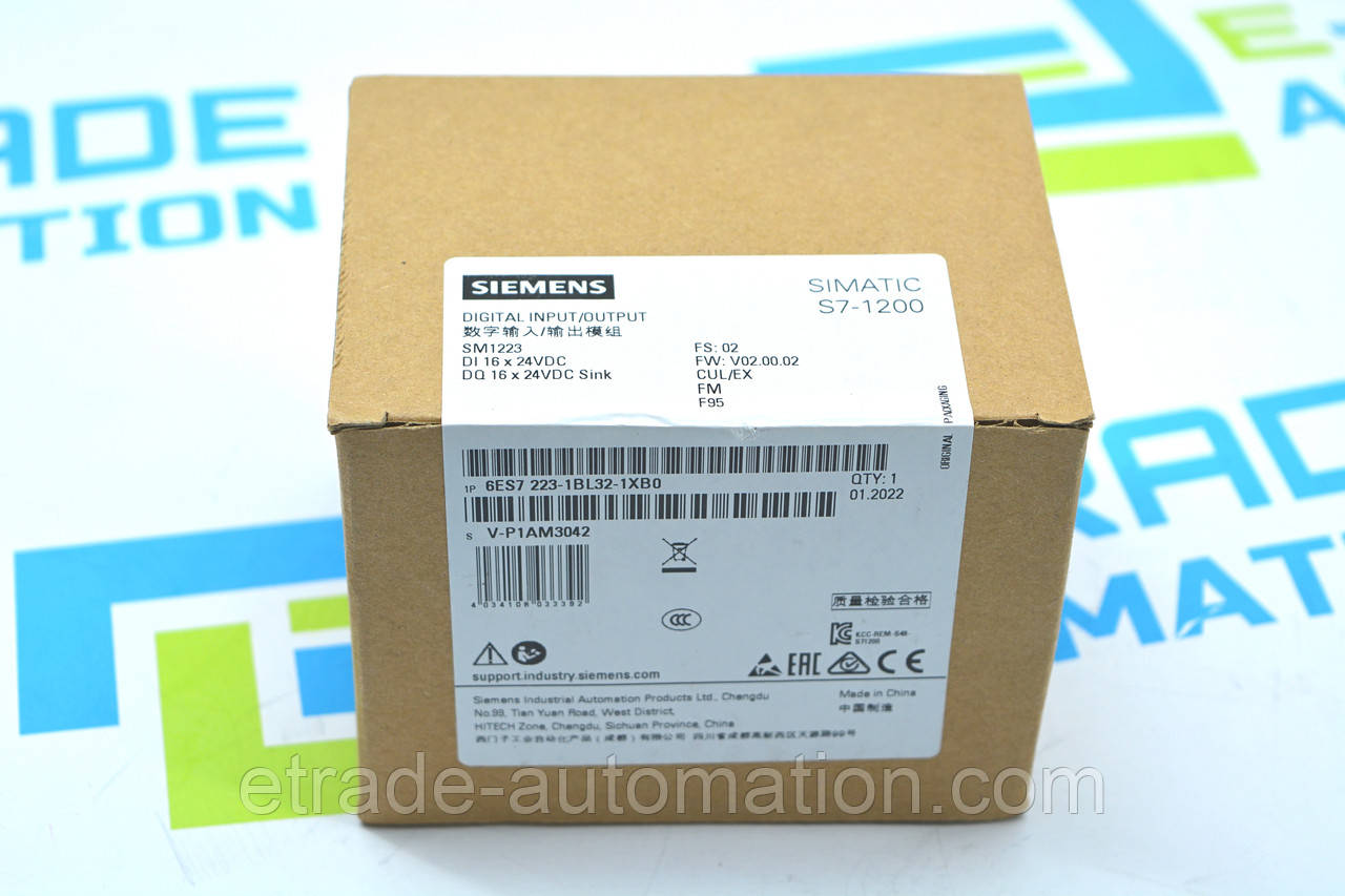 Модуль введення-виведення Siemens 6ES7223-1BL32-1XB0, фото 1