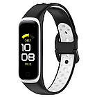 Ремінець Double Color Silicone Band для Samsung Galaxy Fit2 SM-R220 Black / White, фото 4