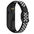 Ремінець Double Color Silicone Band для Samsung Galaxy Fit2 SM-R220 Black / White, фото 5