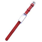 Ремінець MiJobs Leather Strap для Samsung Galaxy Fit2 SM-R220 Red / Silver, фото 3