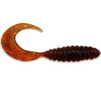 Силіконова принада Manns Twister 038 GNFMO (моторне масло із зеленою блискіткою)