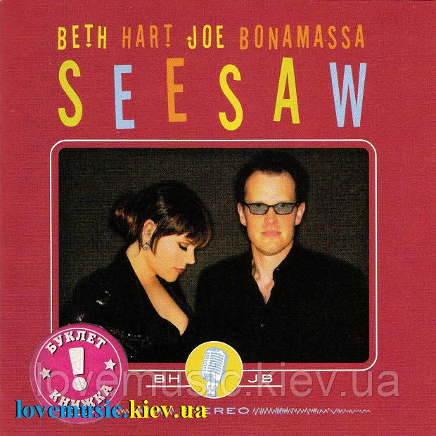 Музичний сд диск BETH HART & JOE BONAMASSA Seesaw (2013) (audio cd)