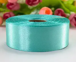 Атласна стрічка 25 мм (23 м.) тіфані