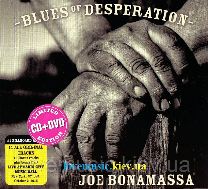 Музичний сд диск JOE BONAMASSA Blues of desperation (2016) Deluxe edition (audio cd), фото 1