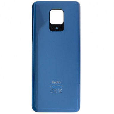 Задня кришка Xiaomi Redmi Note 9s/Note 9 Pro/Note 9 Pro Max зі склом камери Interstellar Grey