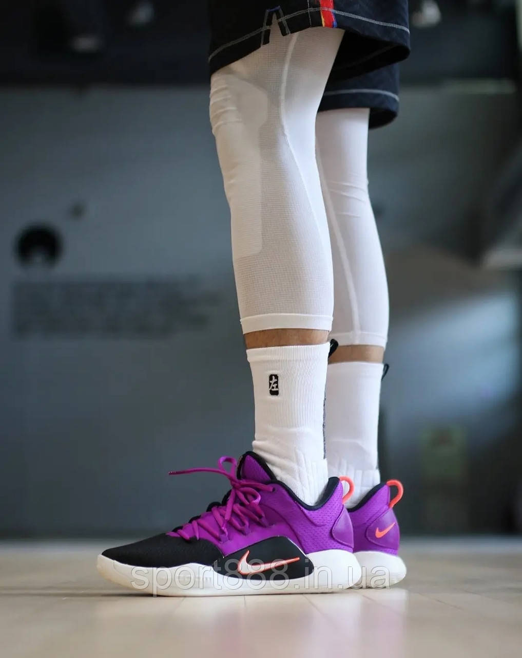 Кросівки Nike Hyperdunk X Low 2018 Purple Black чоловічі баскетбольні, фото 1