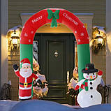 Світлодіодні надувні різдвяні ворота 240СМ, фото 3
