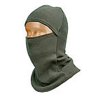 Балаклава зимова фліс Олива маска підшоломник тактичний багатофункціональний, фото 2