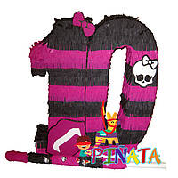 Пиньята Цифра 10 Monster High, Монстр Хай, с наполнением