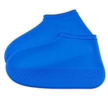 Бахіли чохли дощовики на взуття Shoe Cover Синій розмір M