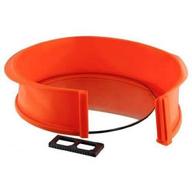 Форма для випікання кругла силікон + скло Tiross TS368